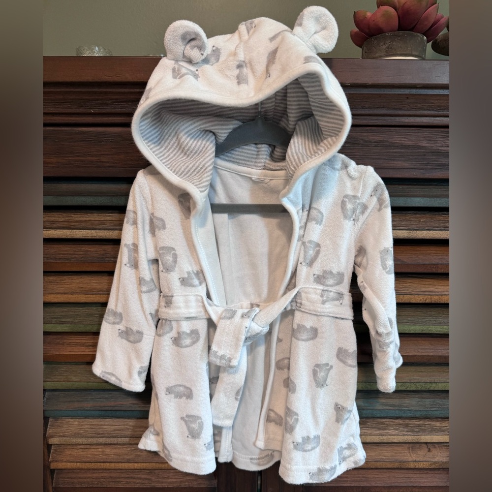 0-9 Month Baby Bear Bathrobe